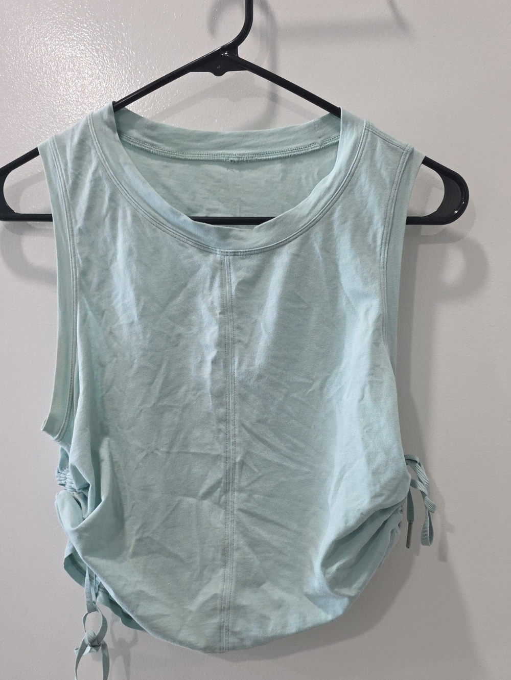 lululemon athletica Light Aqua Tie-Side Sleeveless Tank